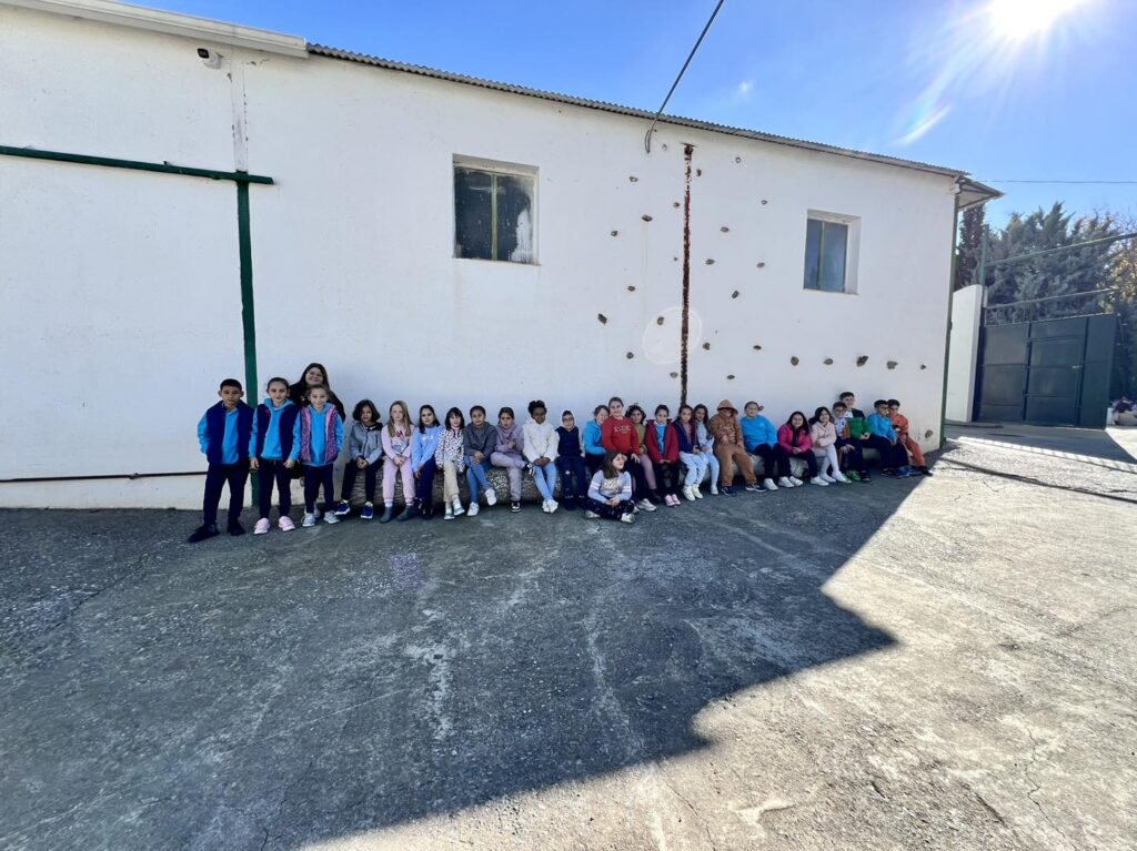 excursion niños primaria colegio tiñosa